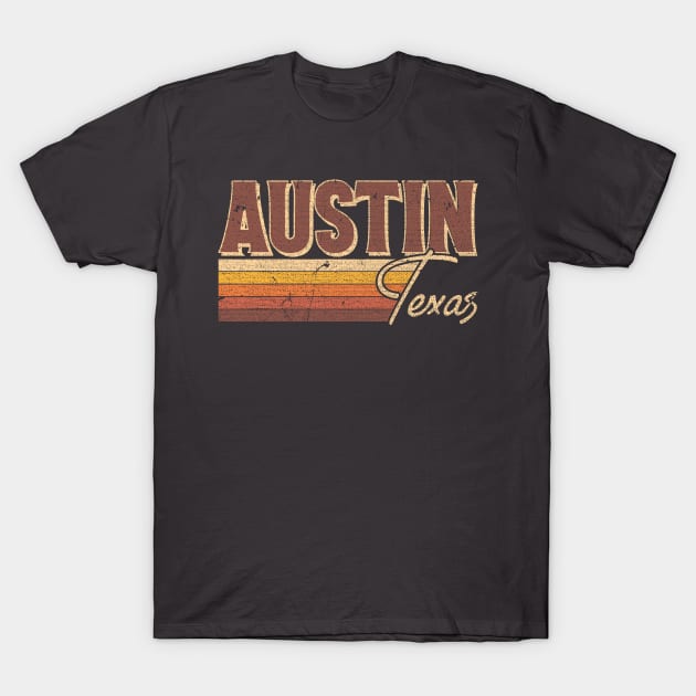 Retro Austin Texas T-Shirt by dk08